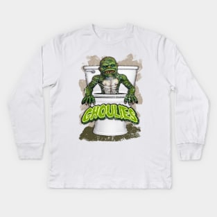 Ghoulies - Distressed Kids Long Sleeve T-Shirt